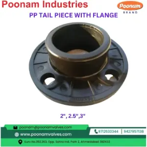 PP Tail Piece With Flange